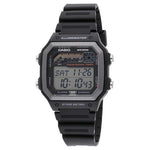 Casio Men's Digital Watch With Black Resin Band