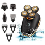 Unisex Rechargeable Electric Rotating Shaver w/ Trimmer Accessories