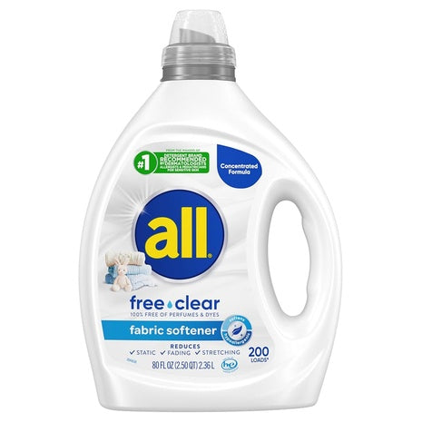 200 Load all free clear, Original, Liquid Laundry Detergent