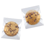 100 Clear Self-Adhesive Cellophane Cookie Bags (5x6)