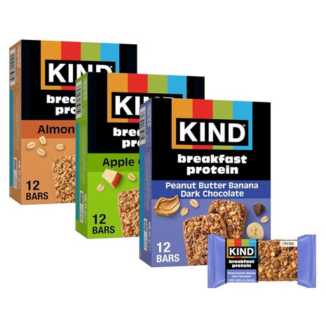 18 KIND Breakfast Protein Bars Variety Pack