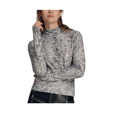 Mock-Neck Cashmere Sweater