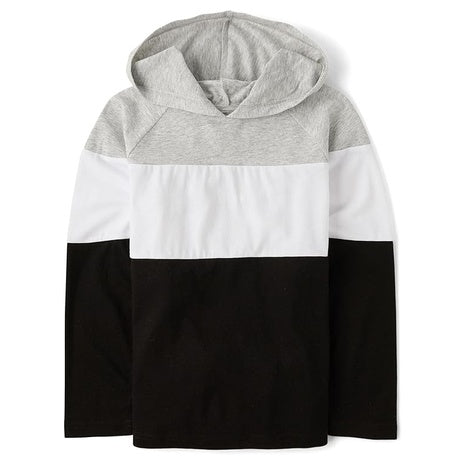 The Children's Place Boys’ Long Sleeve Hooded Shirt