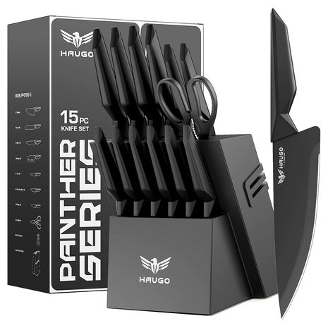 15 Piece Knife Set with Block