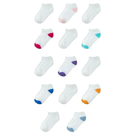 14 Pairs Amazon Essentials Kids Low Cut Socks (Small)