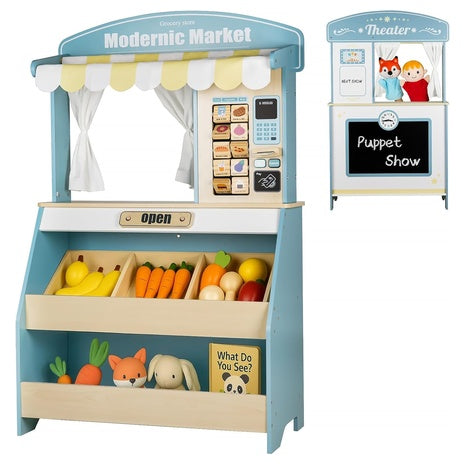 DREAM BUILDING Kids Grocery Store Pretend Playset