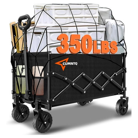 350lb Collapsible Folding Wagon with All-Terrain Wheels