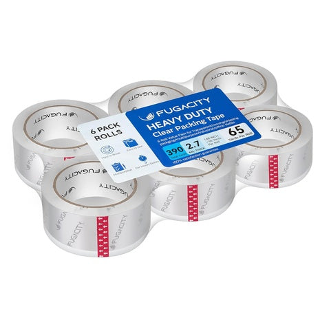 6 Rolls Of Heavy Duty Packaging Tape