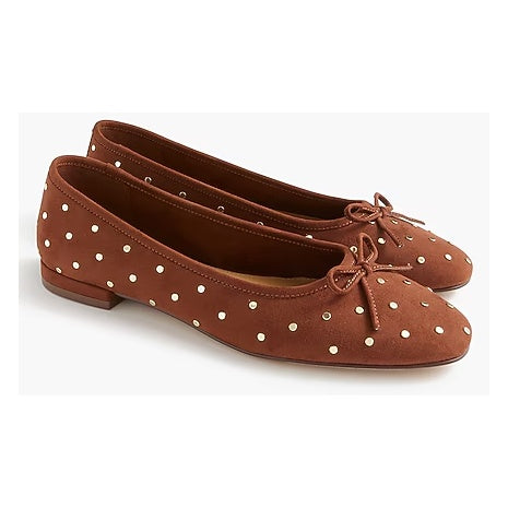 Studded Ballet Flats