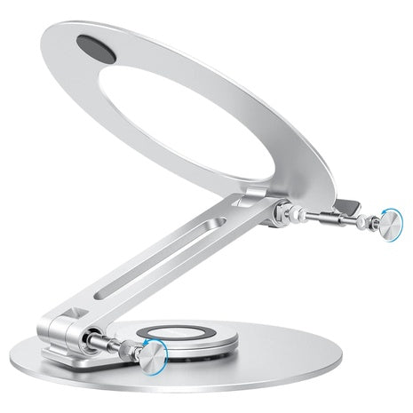 Adjustable Aluminum Laptop Stand With 360 Deg. Rotating Base