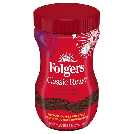 Folgers Classic Roast Instant Coffee (8oz)
