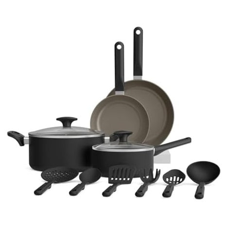 12-Piece Bella EverGood Ceramic Nonstick Coating Cookware Set