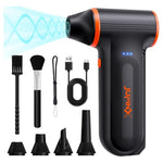 JUFINX 150K RPM Electric Compressed Air Duster W/ 3-Speed