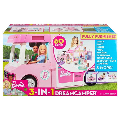 Barbie 3-in-1 Dream Camper Playset