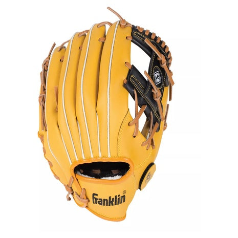 Franklin Sports Field Master Baseball + Softball Glove (Left Hand Throw)