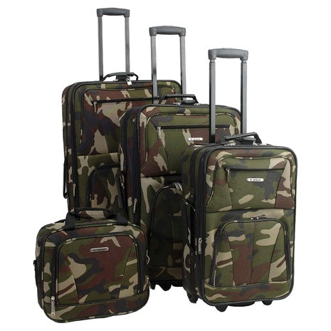 4-Piece Rockland Journey Upright Luggage Set (14" Tote/19"/24"/28") (Various)