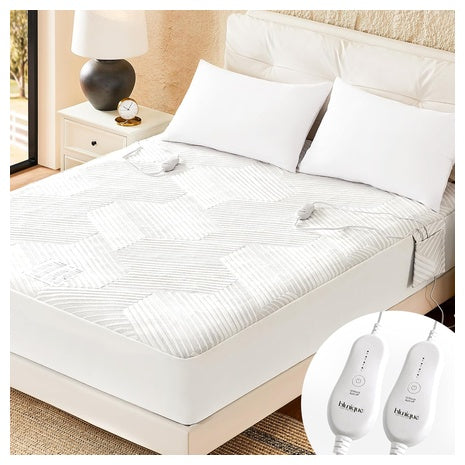 Dual Control Queen Heated Mattress Pad
