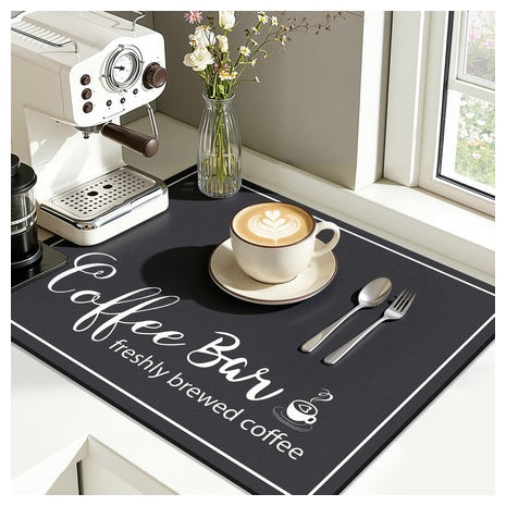 Kitchen Counter Dish Drying Mat