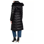 Guess Women's Faux-Fur Trim Hooded Maxi Puffer Coat