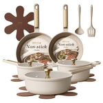 14-Piece Carote Ceramic Nonstick Pots And Pans Set