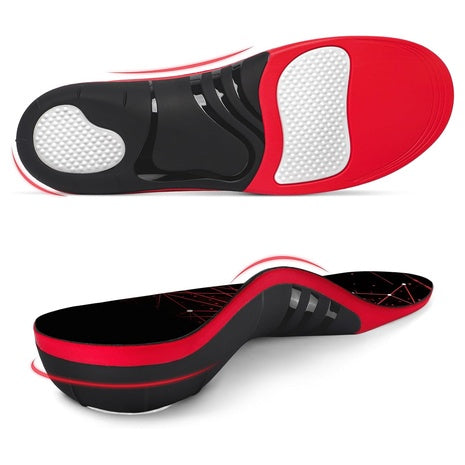 Plantar Fasciitis 220+ lbs High Arch Support Inserts Insoles