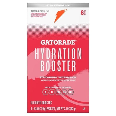 6 Gatorade Hydration Booster Drink Mix Packets