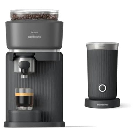 Philips Baristina Espresso Machine + Milk Frother Bundle