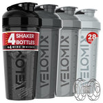 4-Pack 28oz Shaker Bottles
