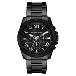 Michael Kors Men's Alek Chronograph Black Stainless Steel Watch