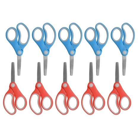10-Pack Kids Blunt Tip Scissors