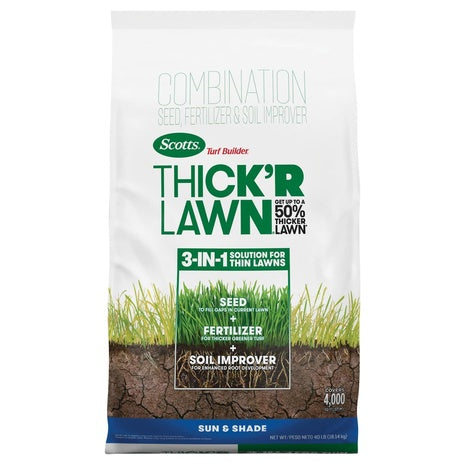 40-Lbs Scotts Turf Builder Thick'R Lawn Seed & Fertilizer