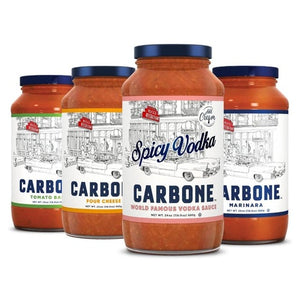 Carbone Pasta Sauce Variety Pack of Spicy Vodka