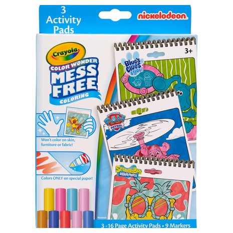 3-Pack Crayola Color Wonder Nickelodeon Activity Pads