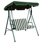 Costway Loveseat Patio Canopy Cushioned Swing Glider Hammock