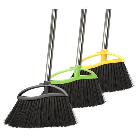 3-Pack Chanhoo Wide Heavy Duty Angle Brooms