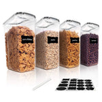 Set of 4 Cereal Storage Containers