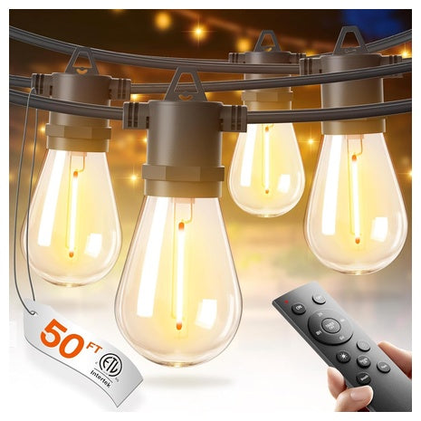 50 Or 100 Foot LED Shatterproof Outdoor String Lights