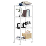 4-Shelf Heavy Duty Storage Rack with Wheels