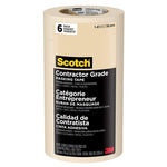 6 Rolls Scotch Contractor Grade Masking Tape