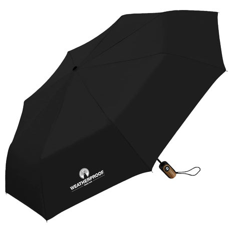 Weatherproof Full 54'' Arc Deluxe Automatic Folding Umbrella