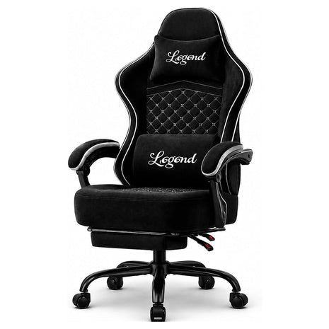 Ergonomic Computer Gaming Chair With Footrest