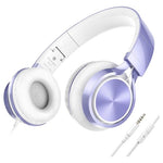 Kids Foldable Wired Headphones with Microphone