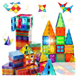 48-Piece Magnetic Tiles Building Blocks Set