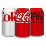 36 Cans Coke Zero Sugar, Diet Coke, Sprite, Ginger Ale, Sunkist & More