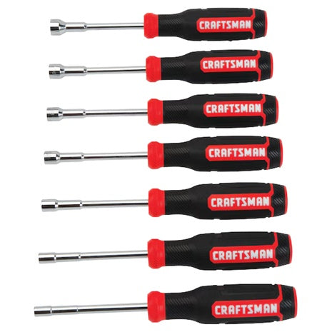 7-Piece Craftsman Metric & Standard (SAE) Spline Nut Driver Set