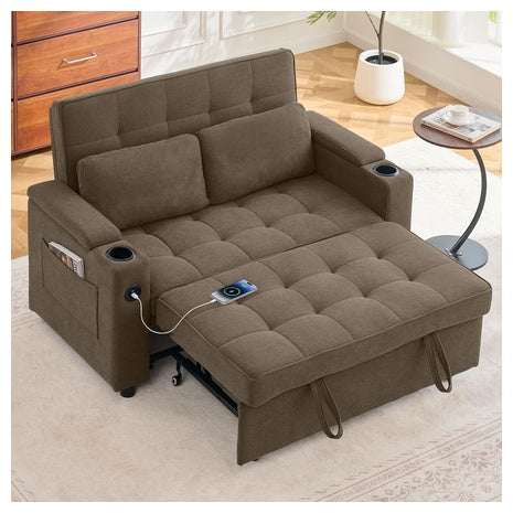 Korser 55.5'' 3-in-1 Convertible Sofa Bed