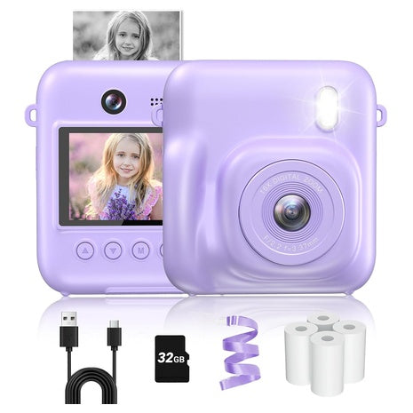 Kids Digital Camera With Instant Print (4 Colors)