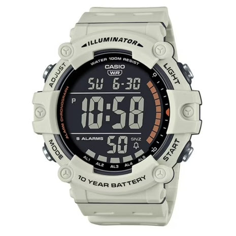 Casio AE1500WH-8B2V Men's Digital Sports Watch With Resin Band