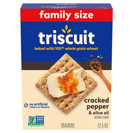 Triscuit Cracked Pepper & Olive Oil Crackers