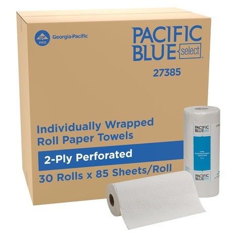 30 Rolls Pacific Blue Select 2-Ply Paper Towels